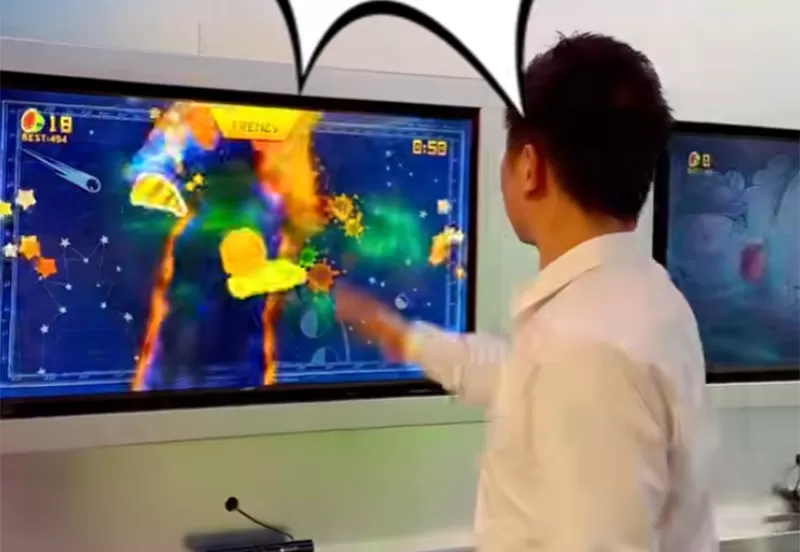 Hand-Controlled Fruit Ninja Game | Interactive Arcade Experience